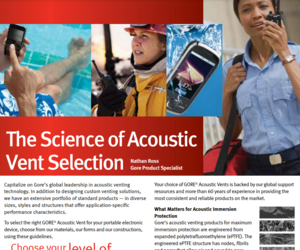 The Science of Acoustic Vent Selection screenshot